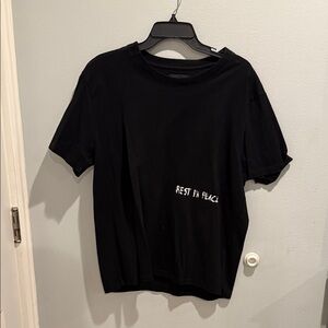 RtA Black Cross Pattern Tee